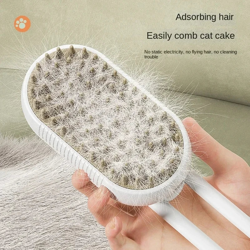 Electric Pet Grooming Brush – Hair Removal