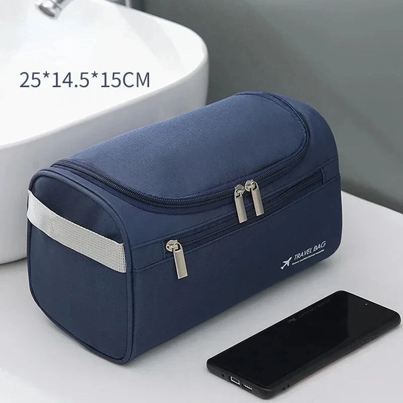 Hanging Travel Toiletry Bag – PU Leather
