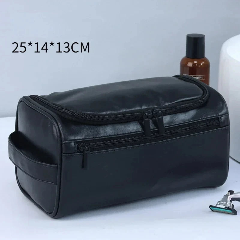 Hanging Travel Toiletry Bag – PU Leather