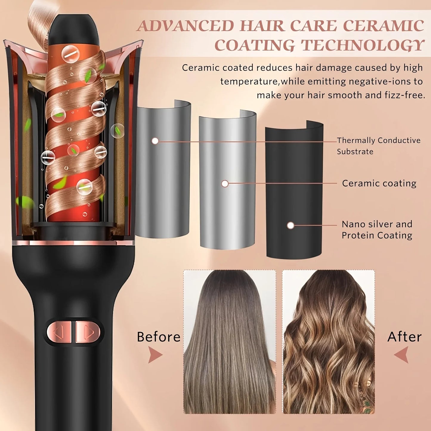 Hair Curler – Ceramic Curling Iron