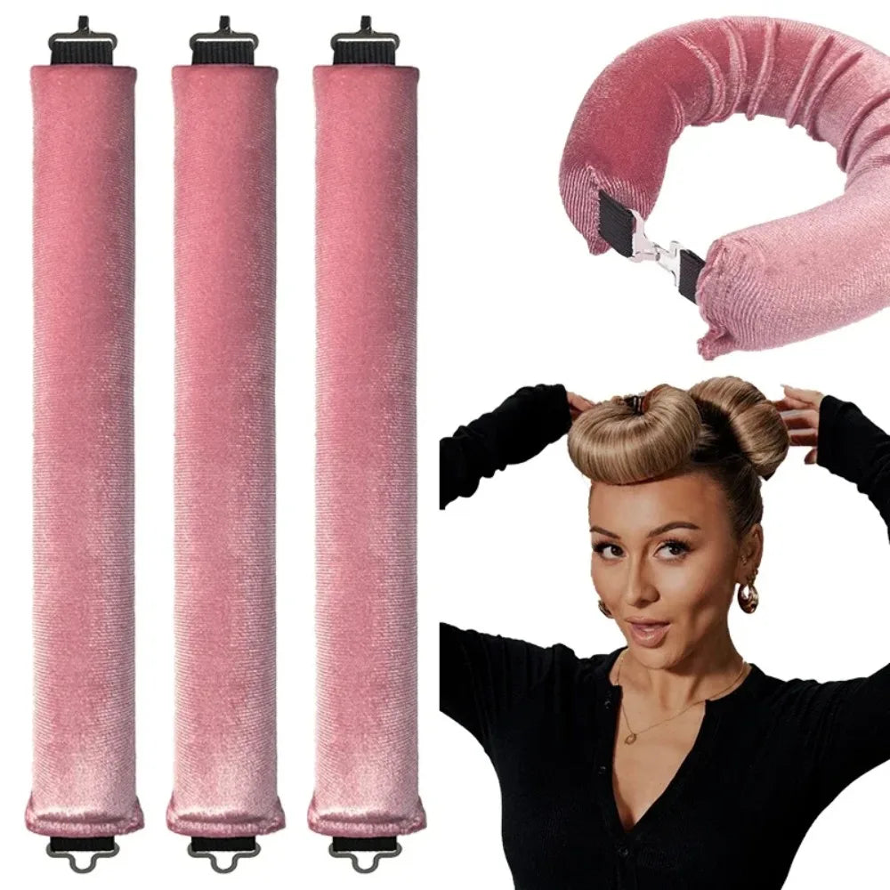Heatless Curling Rod Headband – Soft Foam Curls