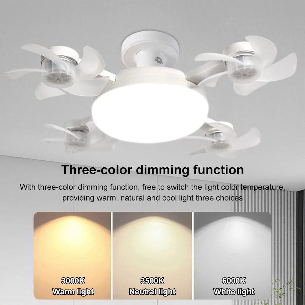 Intelligent Ceiling Fan Light – E27 Remote Control