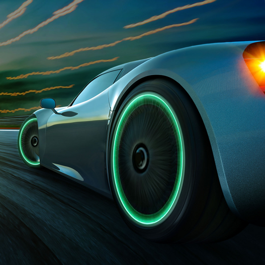 Car Luminous Tire Valve Caps – LED Light Up (4PCS Set)