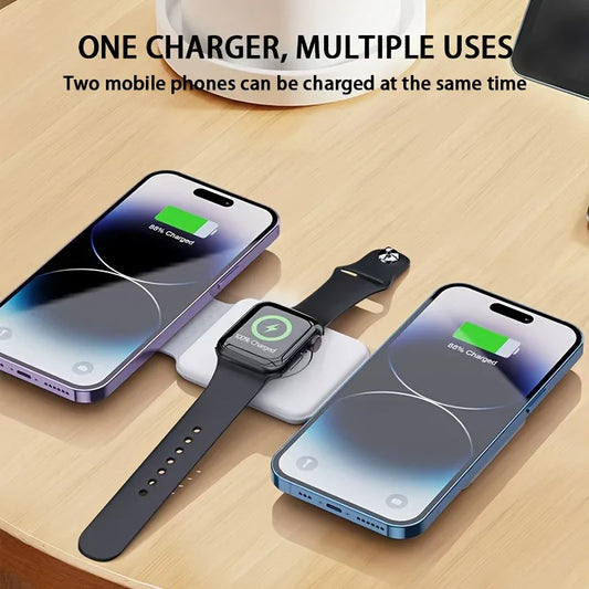 3-in-1 Magnetic Wireless Charger for Apple