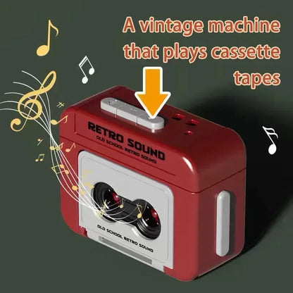 Vintage Mini Tape Recorder Keychain