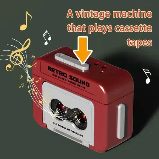 Vintage Mini Tape Recorder Keychain