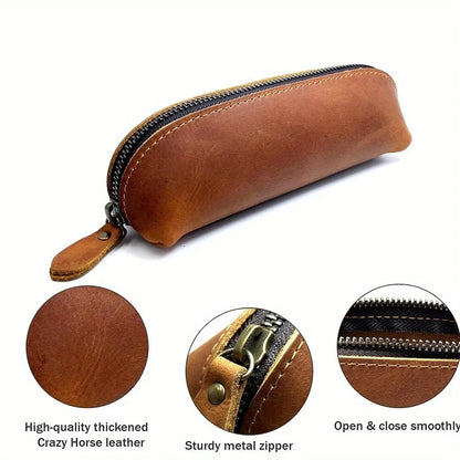 Leather Pencil Bag