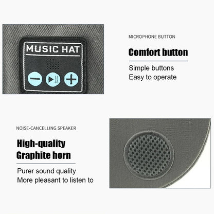 Bluetooth Music Cap – Wireless Speaker Hat