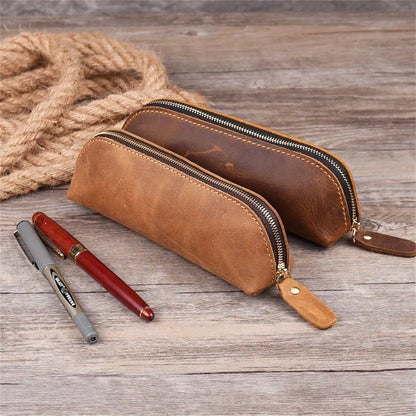 Leather Pencil Bag