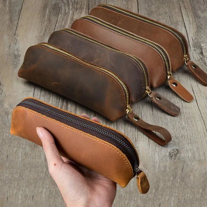 Leather Pencil Bag