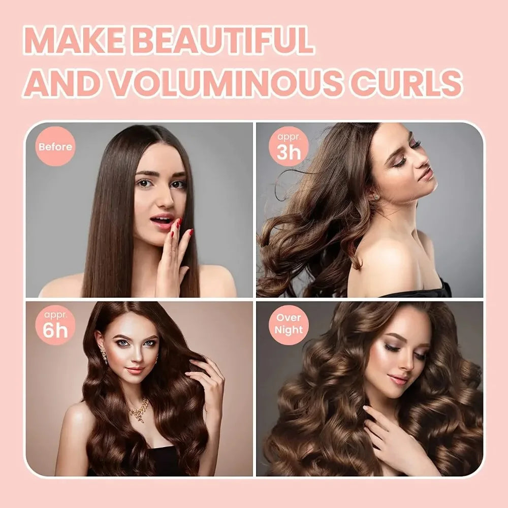 Heatless Curling Rod Headband – Soft Foam Curls