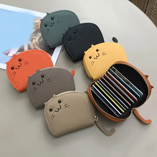 Cartoon Cat Wallet – Cute Card Holder