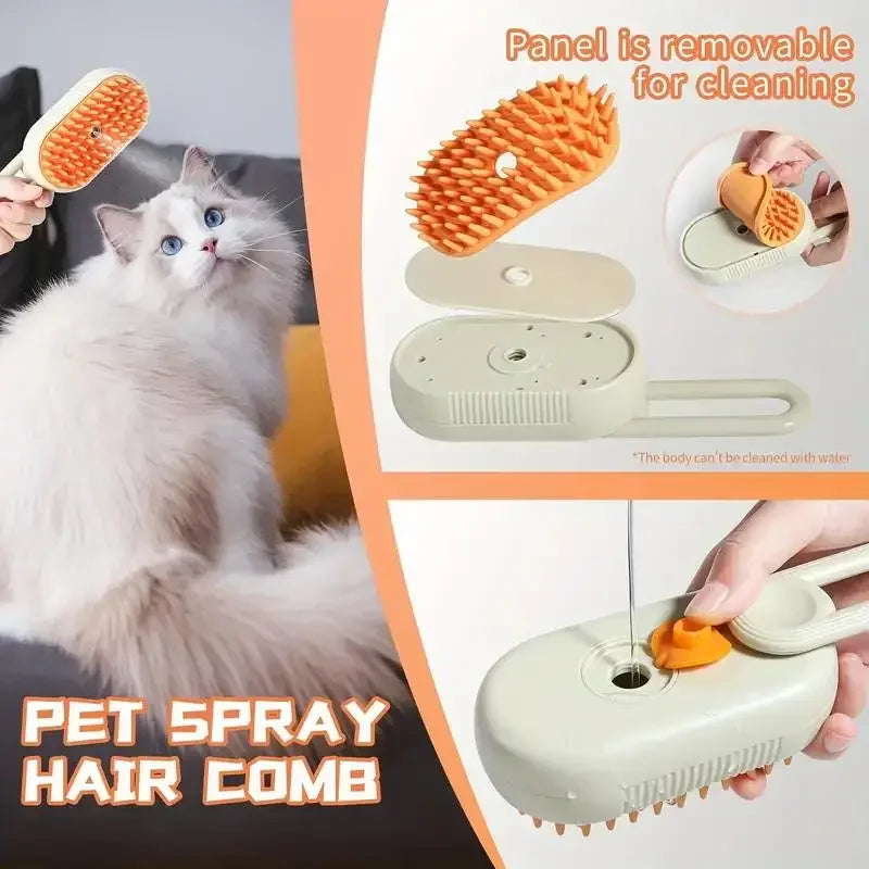 Electric Pet Grooming Brush – Hair Removal