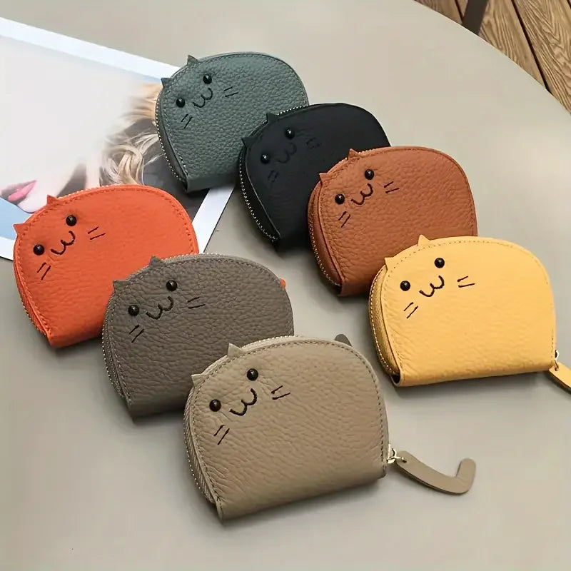 Cartoon Cat Wallet – Cute Card Holder