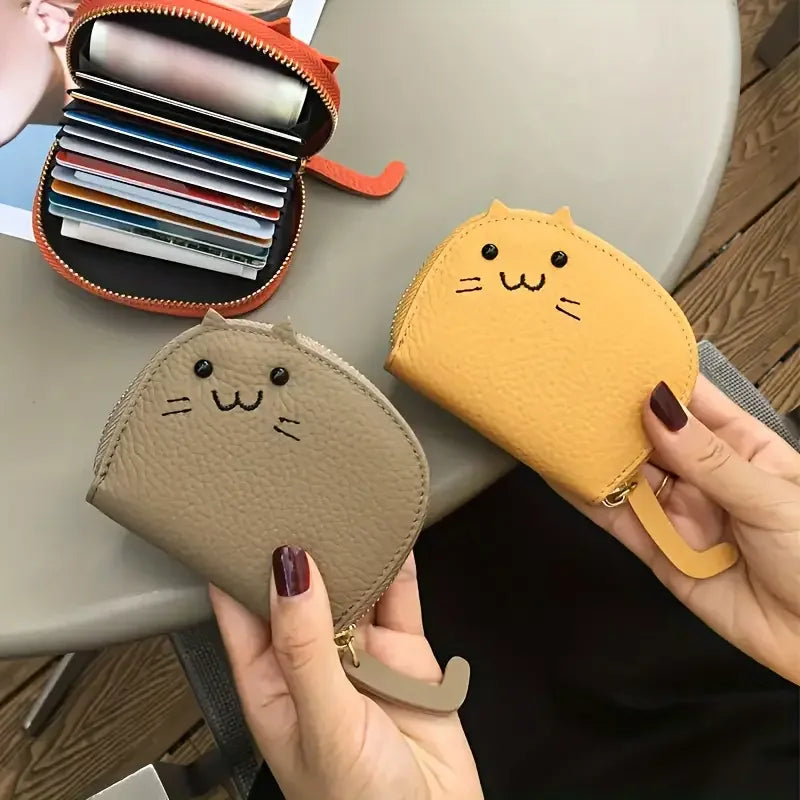 Cartoon Cat Wallet – Cute Card Holder